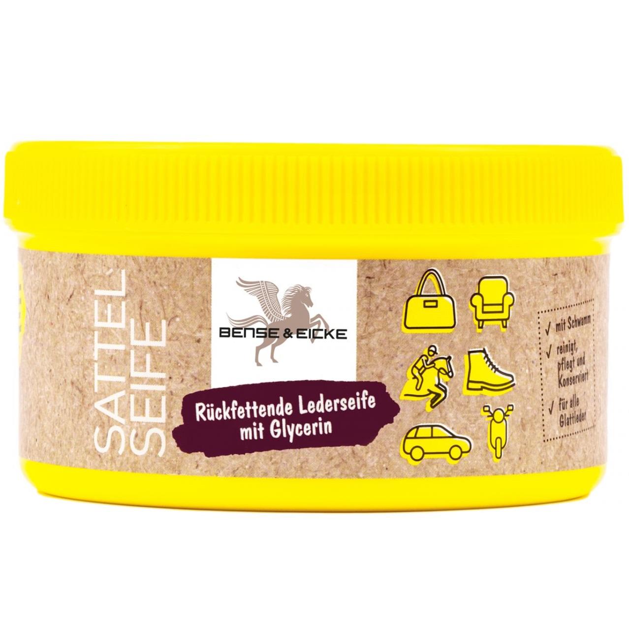 Bense & Eicke Sattelseife mit Schwamm