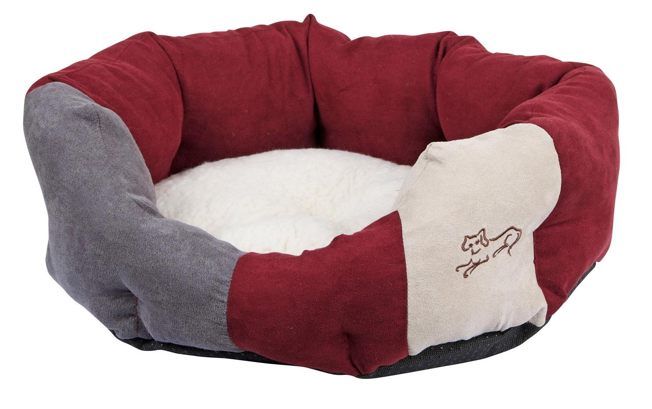 Kerbl Kuschelbett Amelie, bordeaux/anthrazit