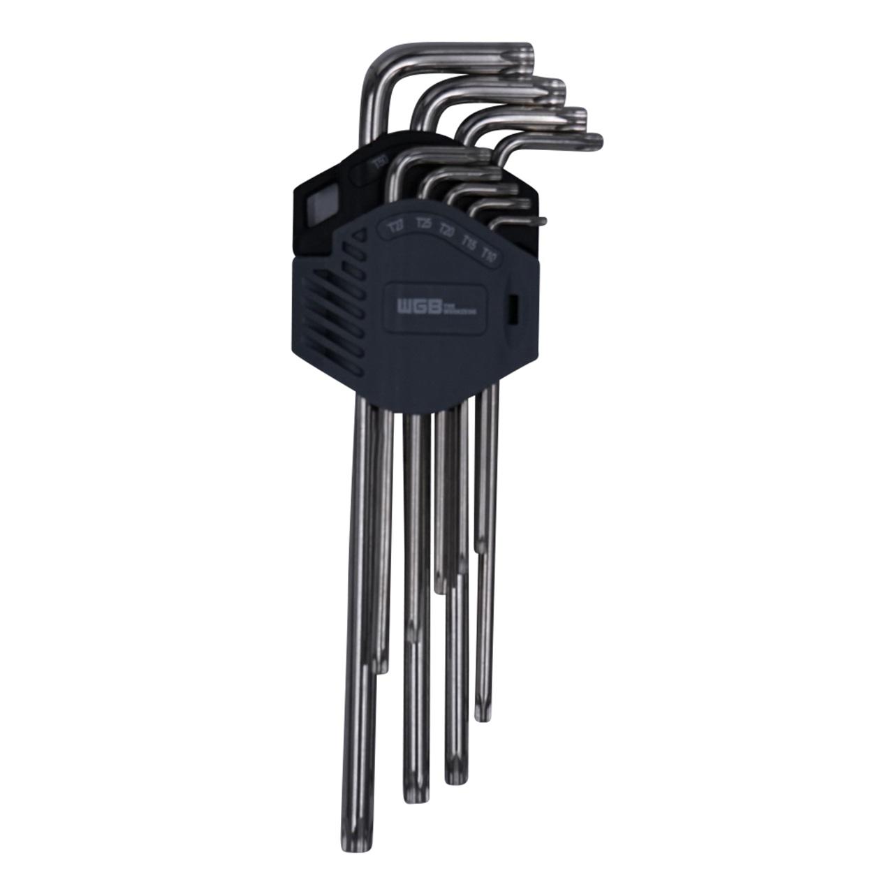 WGB Torx-Stiftschlüssel-Satz extra lang