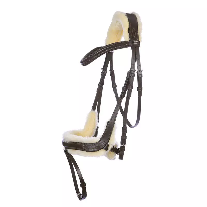 Kavalkade Trense Ivy mit Lammfell Kavalkade Trense Ivy mit Lammfell