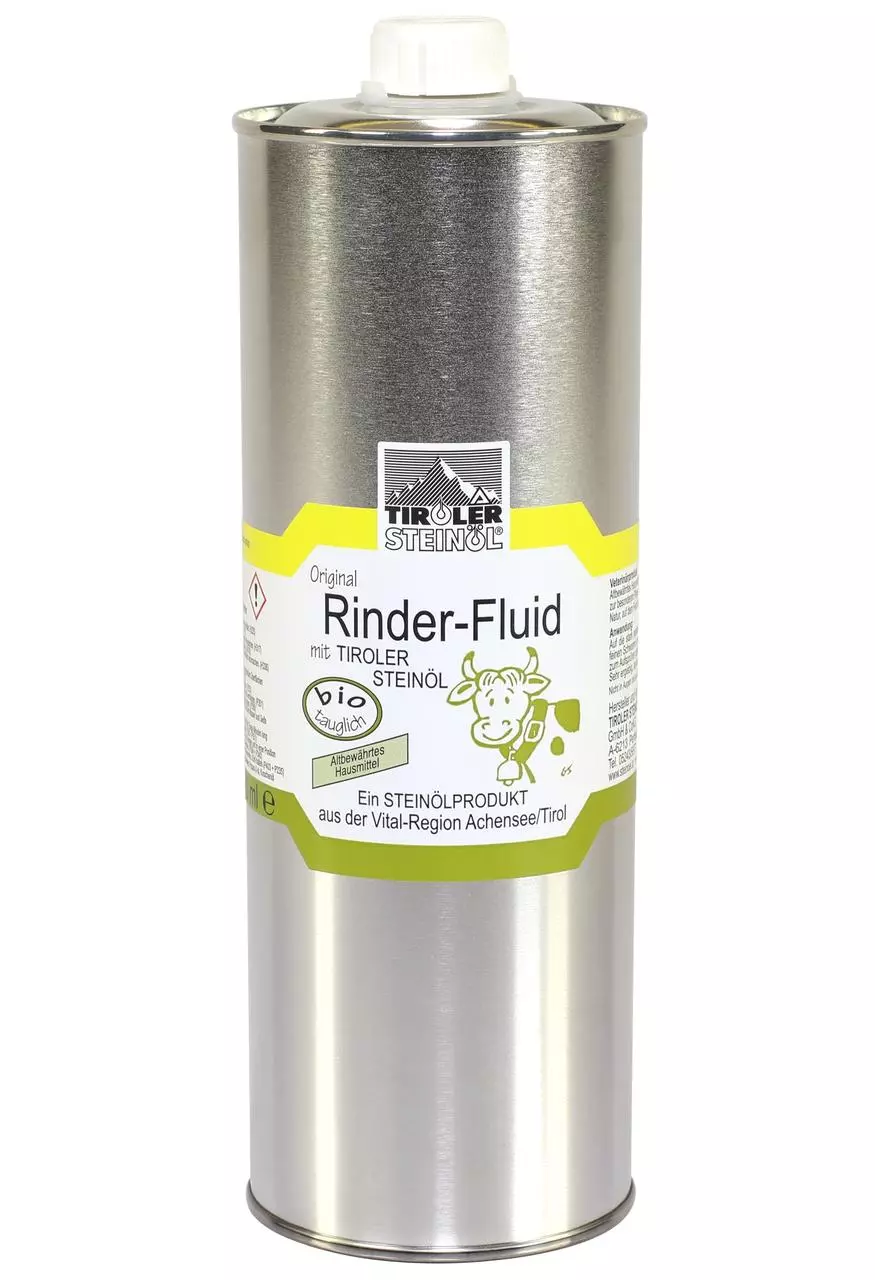 Tiroler Steinöl Rinder-Fluid 1000 ml Tiroler Steinöl Rinder-Fluid 1000 ml