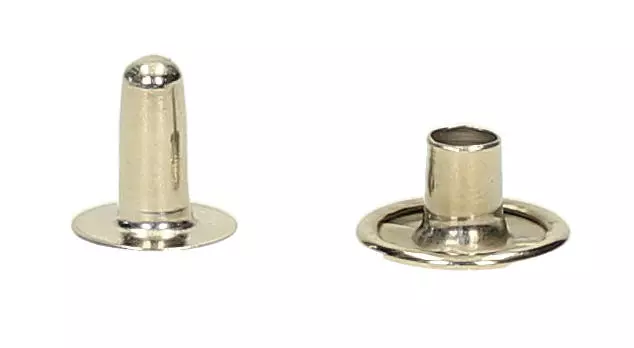 LEDERNIETEN mittel, 12 mm, 20 Stück