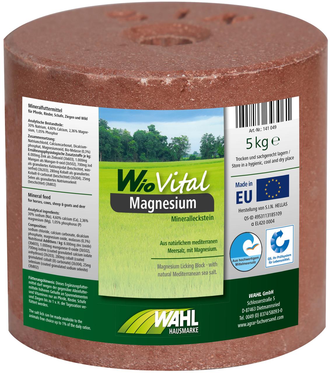 WAHL-Hausmarke WioVital Magnesium Leckstein SET 4×5 kg WAHL-Hausmarke WioVital Magnesium Leckstein SET 4×5 kg