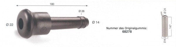 WAHL-Hausmarke MIELE HL22mm, kurz, passend
