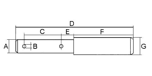 Oberlenkerstufenbolzen Kat.2-3