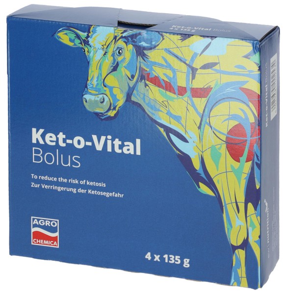 Agrochemica Ket-o-Vital Bolus 4 x 135 g (Box) Agrochemica Ket-o-Vital Bolus 4 x 135 g (Box)