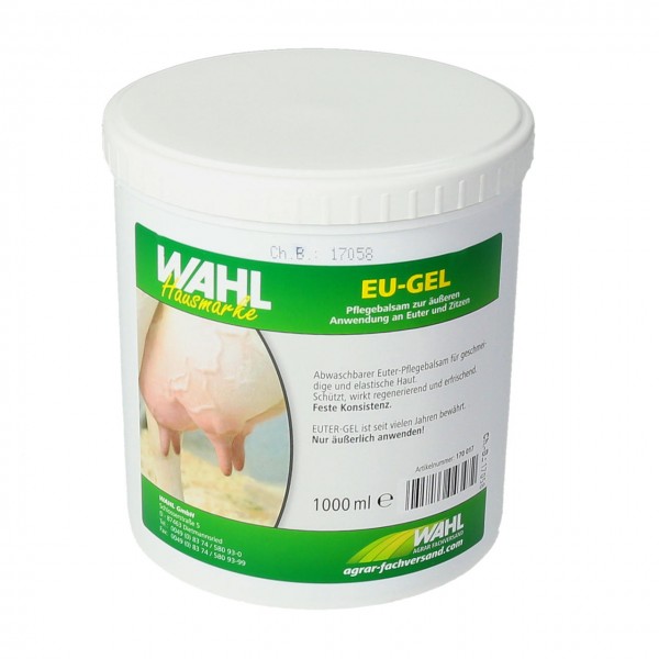 WAHL-Hausmarke EU-GEL Euterpflegegel grün 1000g