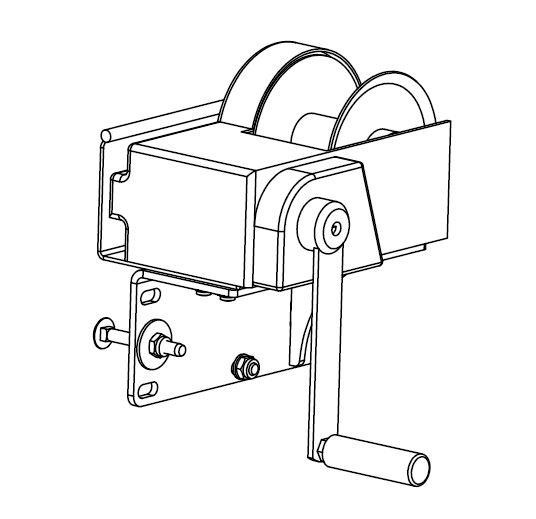 Rosensteiner Umbausatz von 750 auf 950 kg Winde + AbT