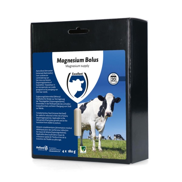 Holland Animal Care MAGNESIUM-BOLUS - 4 Stück x 180 g