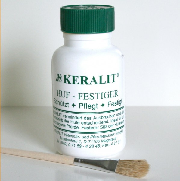 Keralit Huffestiger 250ml mit Pinsel Keralit Huffestiger 250ml mit Pinsel