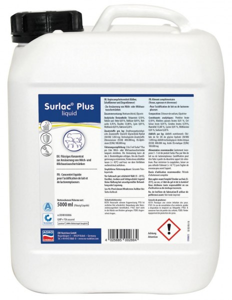 SURLAC® Plus liquid 5000ml SURLAC® Plus liquid 5000ml