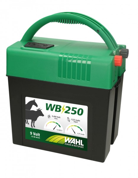 WAHL-Hausmarke WB 250 - 9 V-Batterie Weidezaungerät