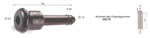 WAHL-Hausmarke MIELE HL24mm, kurz, passend