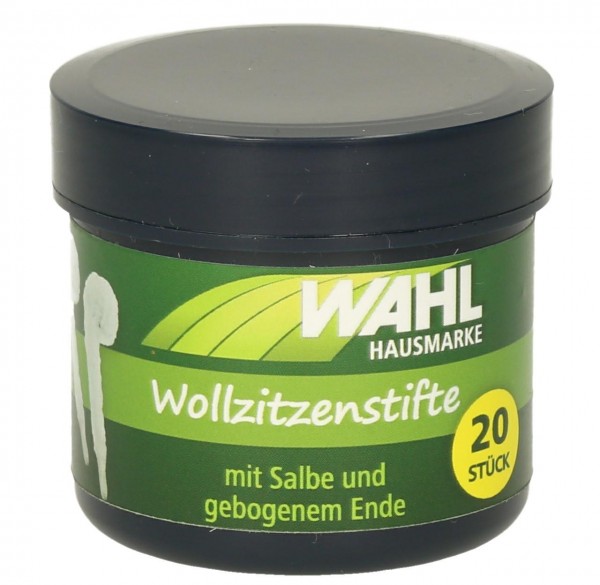 WAHL-Hausmarke Wollzitzenstifte mit Salbe, 20 Stück