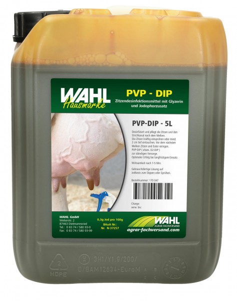 WAHL-Hausmarke Dippmittel PVP-Dip, - versch. Größen WAHL-Hausmarke Dippmittel PVP-Dip, - versch. Größen