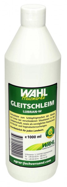 WAHL-Hausmarke Gleitschleim LUBRAN-W 1000 ml WAHL-Hausmarke Gleitschleim LUBRAN-W 1000 ml