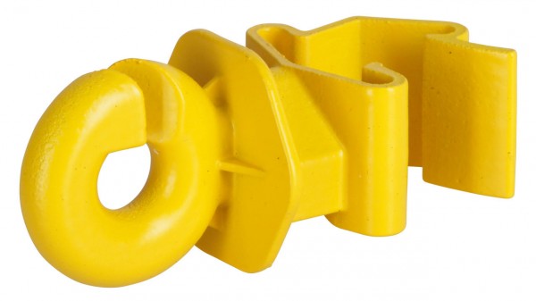 Litze 25 Stück für Draht T-Post Ringisolator schwarz oder gelb Seil Band 