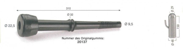 WAHL-Hausmarke FULLWOOD Mod. 20138 , pass. lang
