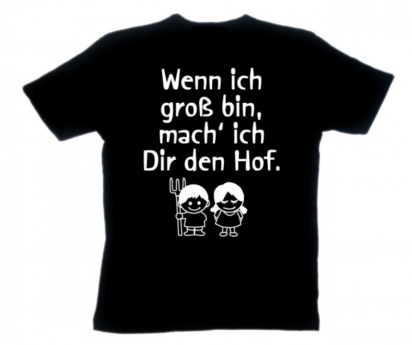 T-SHIRT 'Wenn ich groß bin,..' f. Kinder