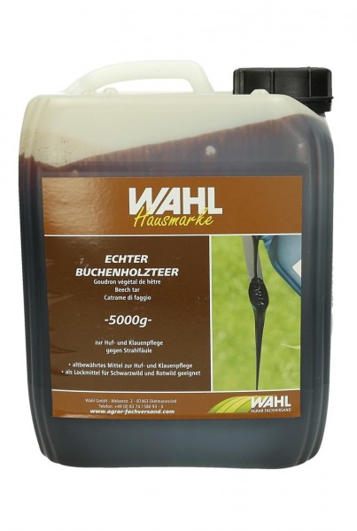 WAHL-Hausmarke Buchenholzteer 5 kg WAHL-Hausmarke Buchenholzteer 5 kg